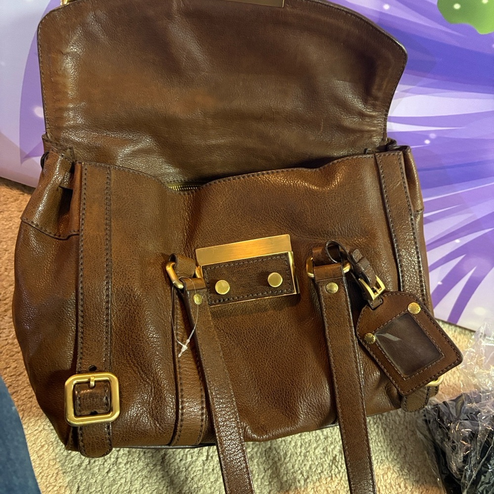 Prada Dark Brown Leather Shoulder Bag - Picture 12 of 17